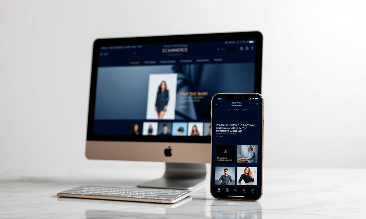 Premium fashion ecommerce website built by freelance web designer Melbourne Arcorpweb